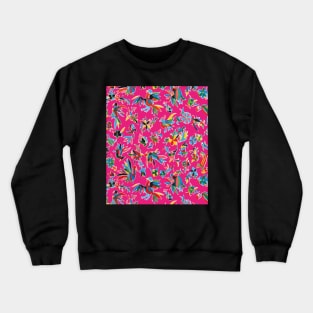 Mexican pink oilcloth Crewneck Sweatshirt